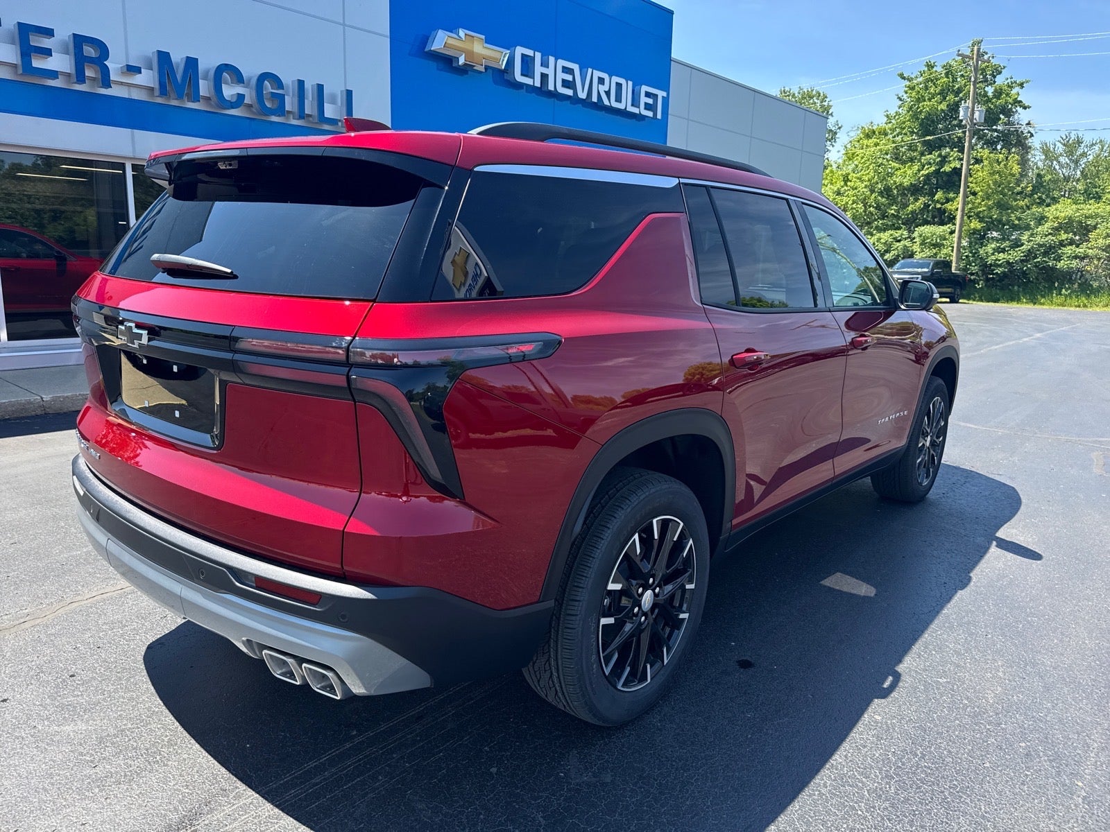 2026 Chevrolet Traverse — rear three-quarter view
